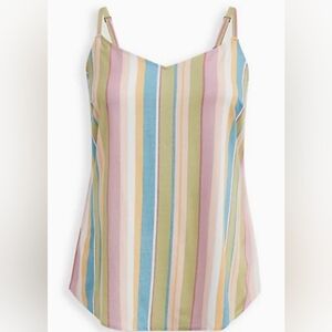 Torrid Ava Stretch Challis Cami Desert Stripe